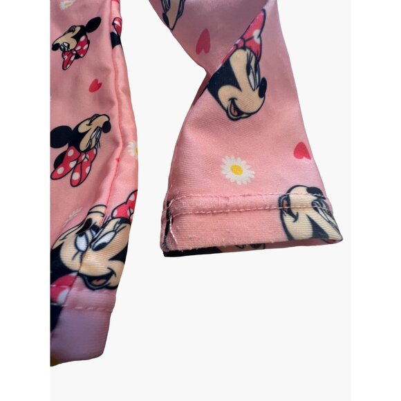 Disney Junior Minnie Mouse Rash Guard Swim Swuit Set Toddler Girls Size 2 Long s - Picture 3 of 8